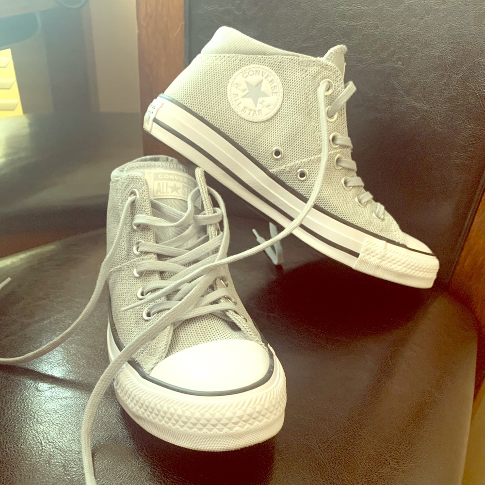 Converse high top gray allstar like new sz8 eur 39
